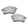 Polarized Replacement Lenses for Oakley Fast Jacket XL - Silver