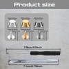 26Pcs Screw-Back Handbag Purse Feet with Screwdriver & Hole Puncher,Alloy/Brass
