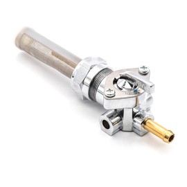 Onegercn 1975-2006 Harley Davidson 22mm Filtered Petcock STRAIGHT OUTLET Fuel Shut Off Valve - For Use with 1/4" ID Fuel Hose - Replaces HD Part # 62168-81