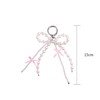 ZOONAI Pearl Bow Bag Charm for for Handbags, Cute Bowknot