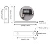 Deezio Heavy Duty Shelf Bracket Stainless Steel Solid Shelf Support