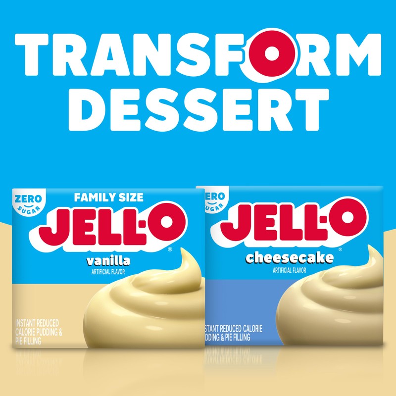 Jell-O Vanilla Sugar Free & Fat Free Instant Pudding &