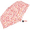 Benetton Pocket Umbrella Ultra Mini Flat Dots, Hearts Pink