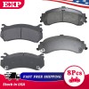 EXPPOWER Front Rear Ceramic Brake Pads for Chevy Avalanche 1500