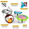 P&P CHEF Mixing Bowl with Lid Set, 7 Pieces Stainless