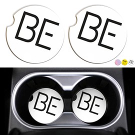 BTSS Merchandise - 2 Pcs Car Cup Holder Coaster Gift - Kpop Fan Merch Set for Army Girls Women Kids Birthday Gifts (white-2pcs)