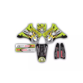factory graphics 1990 - 1991 KAWASAKI KX 125 250 KX125 KX250 GRAPHIC MOTOCROSS : SPLITFIRE DECAL