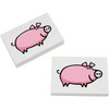 2 x 45mm 'Pig' Erasers/Rubbers (ER00025220)
