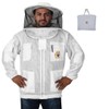 Beekeeping Jacket with Veil – 3-Layer Ultra Ventilated Bee Jacket