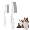 2 Pcs Dog Hair Comb Pet Grooming Combs for Flea