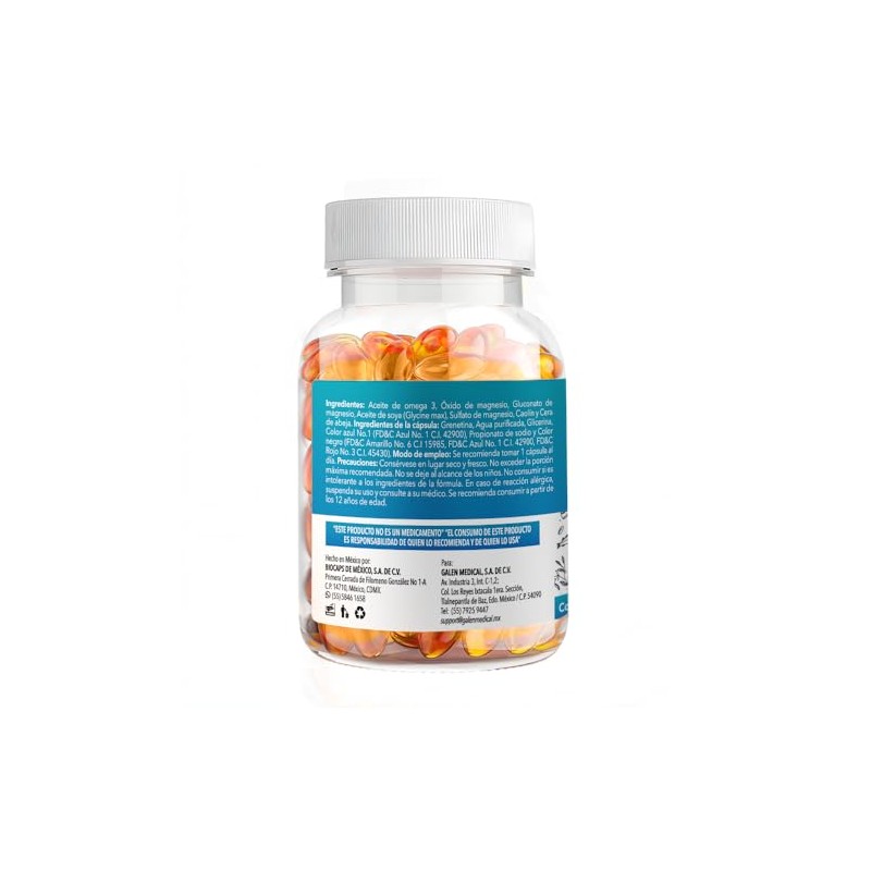 Triple Magnesio Duo Pack con Omega-3, 60 Cápsulas por Frasco
