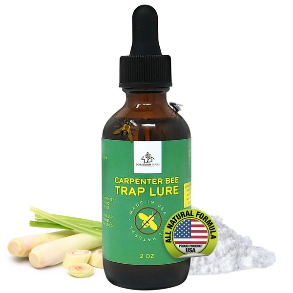 Donaldson Farms Carpenter Bee Attractant Lure – Natural Bee Trap