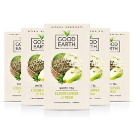 White Tea Elderflower & Pear Loose Leaf Tea - 5 x 15 Teabags