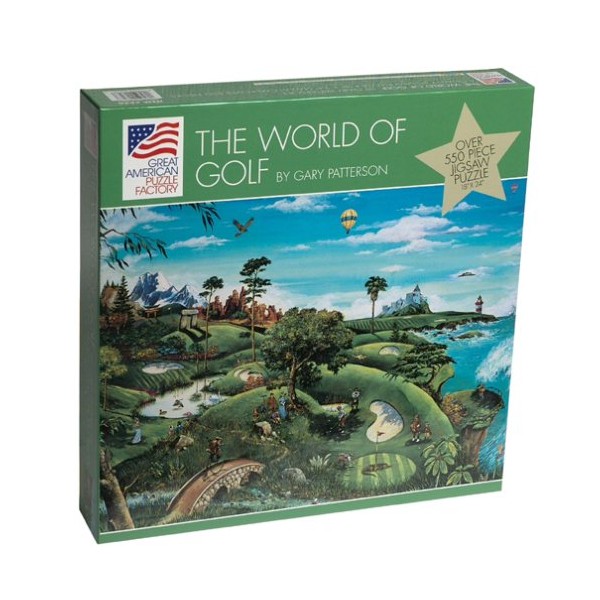 Cartoonist Gary Patterson The World of Golf 550 piece puzzle