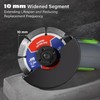 WORKPRO 2-Pack 115mm Diamond Cutting Discs, Segmented Diamond Saw Blades