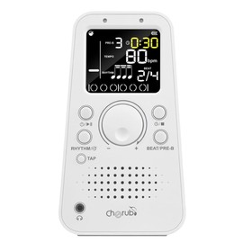Cherub WSM-289 Rechargeable Metronome, Tap Tempo, Timer Function, Visual Indicator