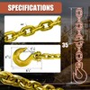 KITUYOTO G80 Trailer Safety Chain 35 Inch | Tow Chain