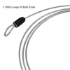 PATIKIL Security Cable 2.5mm x 2m/6.5ft, 3 Pack Coated Luggage
