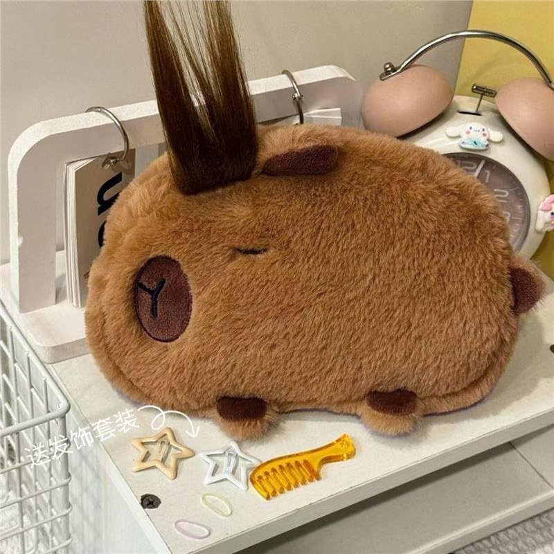 HSYHERE Capybara - Estuche para lápices con cierre, para guardar