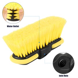 TaoTazon High Pressure Washer Brush ，Compact ， Adapter for Pressure Washer Telescoping Wand for Cleaning Window, Wall, 4000PSI