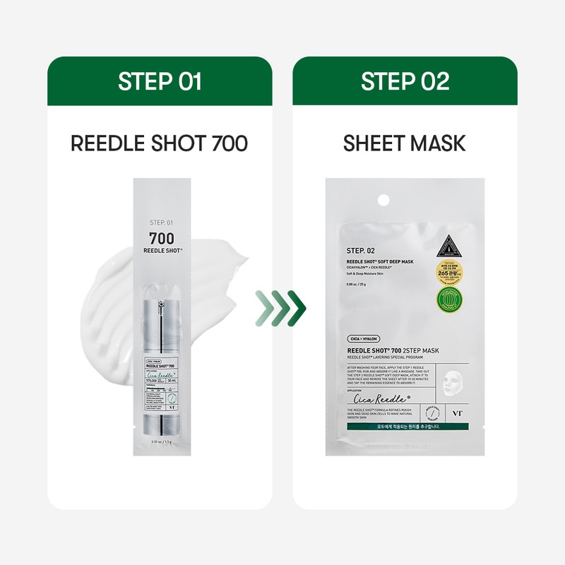VT Reedle Shot 700 2Step Mask&nbsp;Sheet 1ea - VT Reedle