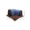 Abaodam Guinea Pig Tunnel Hideout Expandable Play Area for Small