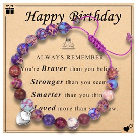 OAVOOK Birthday Gifts for Girls Bracelets for Teen Girls Sweet Women Gifts Charm Bracelets for Daughter/Granddaughter/Niece/Friends