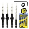 JNB Pro Countersink Drill Bit Set – 8 Tapered Countersink