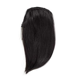 Hair Piece Clip-in Bangs Fringe synthetic fiber black blackbrown YZF-1088HT-2