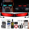 2pcs Devil Eyes Lights for Cars, 23.62"x4.72" Programmable LED Eyes