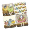 Emma Ball Sheep in Sweaters Set of 4 Coasters