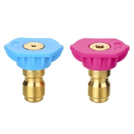 Tool Daily Second Story Quick-Connect Nozzle Kit for Pressure Washer, 4000PSI 1/4 Inch, 2-Pack