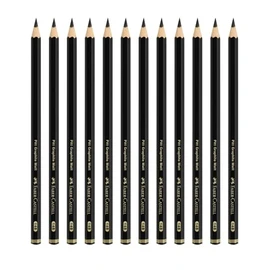 FABER-CASTELL Pitt Graphite 205237 Pencils Set Matte 12 Drawing Pencils 14B Hardness