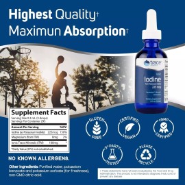 Trace Minerals | Ionic Iodine from Potassium Iodide | Supports Hormone Produc...