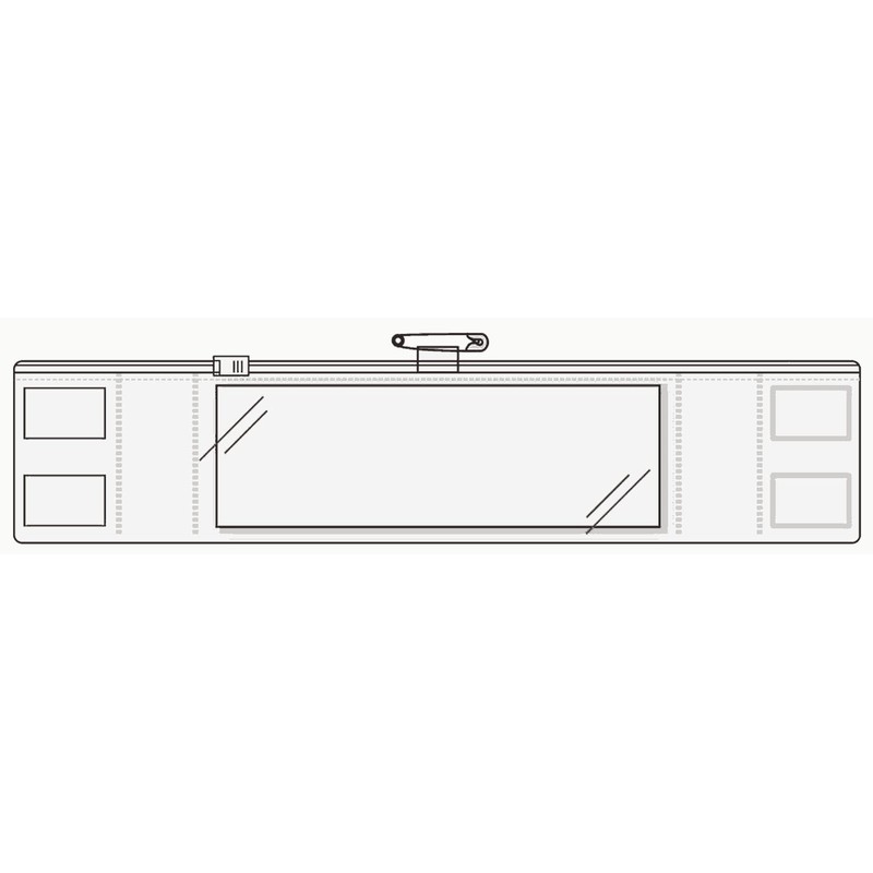 Unit Zippered Armband 366 – A White Drop-In