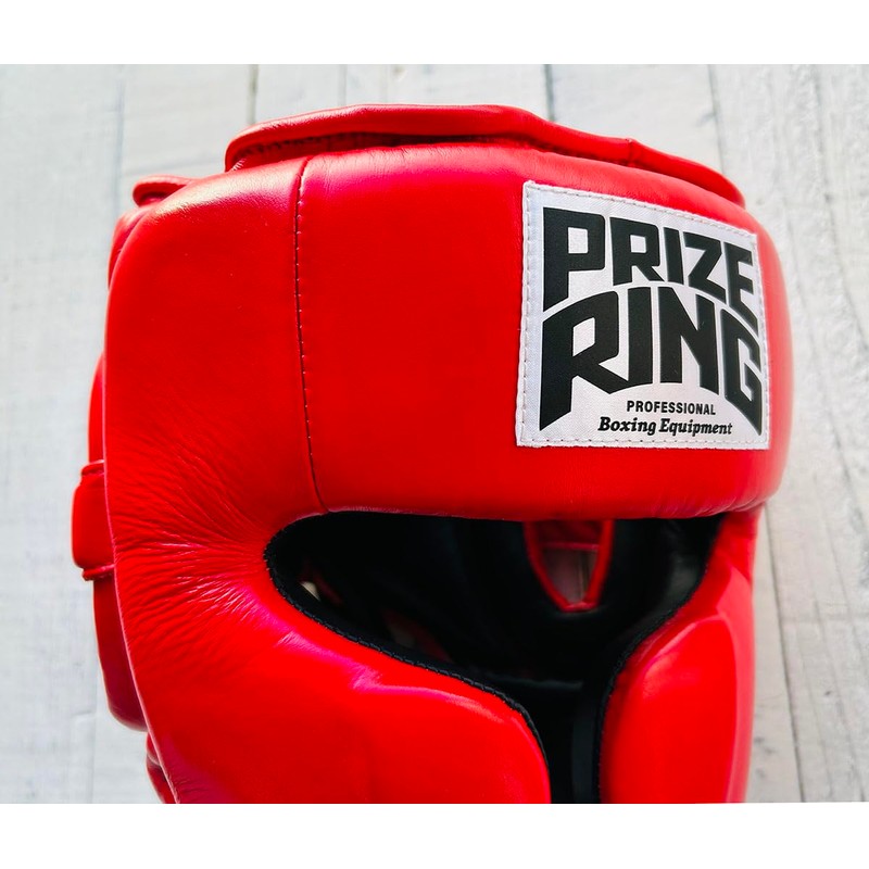 PRIZE RING "Professional SS" Lightweight Headgear, Red (L)