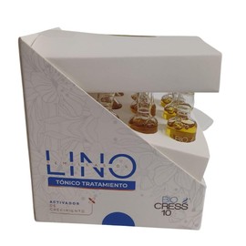 Ampoules for hair Strenght and hydration (12 Pack) biocress 10 ampolletas lino para fortalecer e hidratar el cabello biocress 10 lino