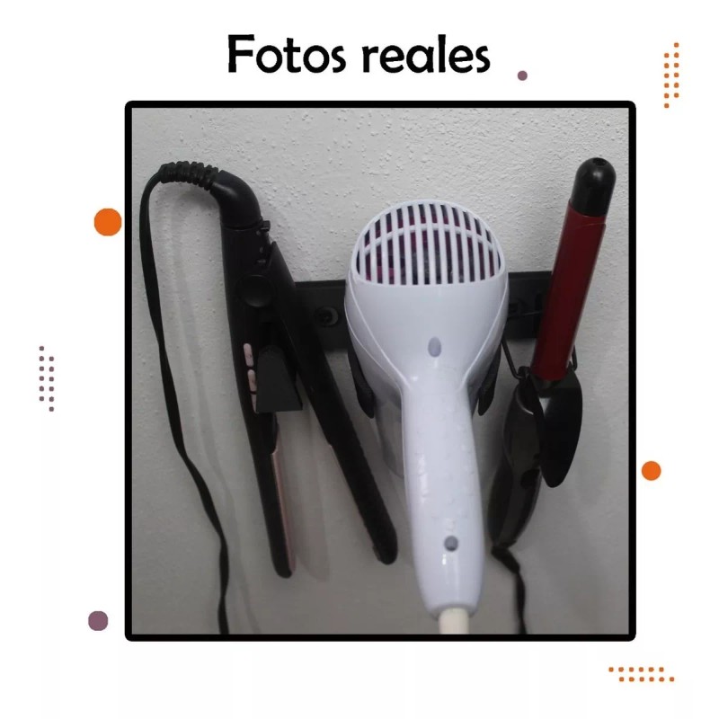 AMENO Base Para Plancha De Pelo Soporte Para Secadora Y