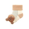 Sterntaler Unisex Baby Rattle Socks Bear, Ecru, 16, ecru