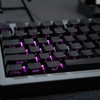 PBT Doubleshot Keycaps Backlit Black Key caps Set 131 Keys