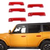 Jeliker for Bronco Door Handle Inserts Trim Cover, Tailgate Handle