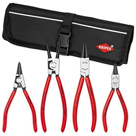 KNIPEX - 9K 00 19 53 US Tools - 4 Piece Circlip Set In Pouch Straight (9K001953US)