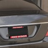 Rico Detroit Red Wings Black Metal License Plate Frame Holder