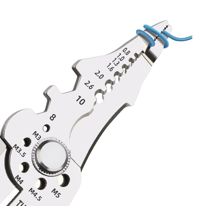 One Piece Automatic Winding Wires Cable Stainless Steel Long Nose