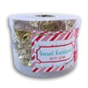 Christmas Holiday Tinsel and Stars Wired Decorative Garland - 20