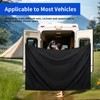 7.5 x 6 ft Black Large Adjustable Waterproof Car Tail