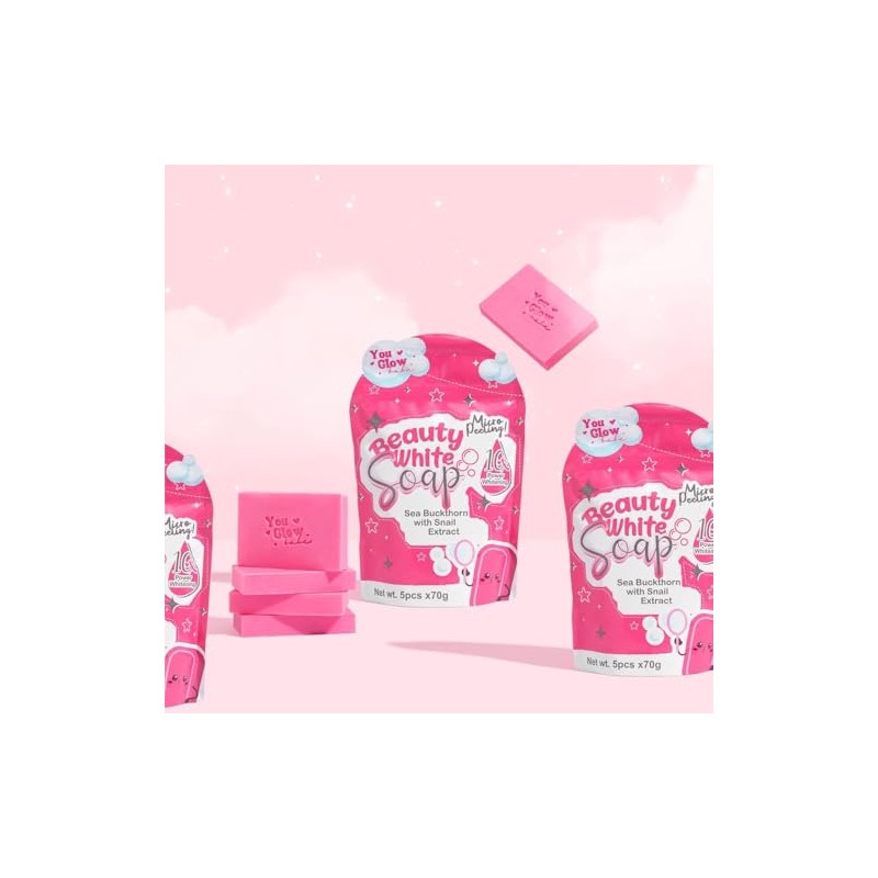 Beauty White Soap with Sea Buckthorn and Snail Extract, 5