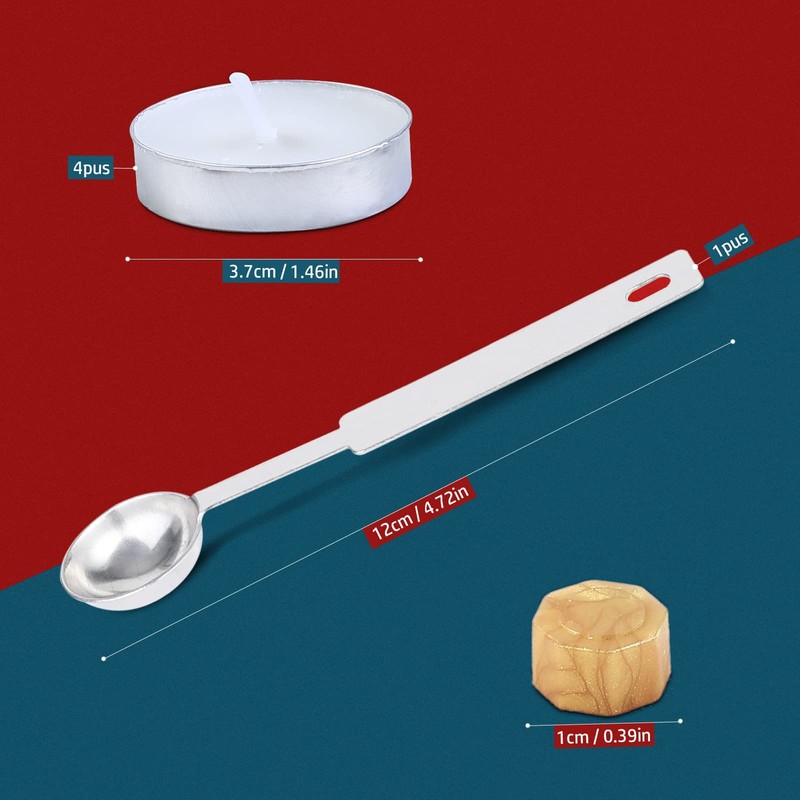 AiQInu 320 Pezzi Perline di Cera Sigillante, Kit Ceralacca Sigillo