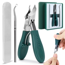 TYBYBB Ingrown Toenails Set, Foot Care Set, Professional Pedicure Set, Toenail Correction with Storage Box, for Thick and Ingrown Toenails (Eagle Beak Nail Clippers)
