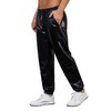 WULFUL Mens Metallic 70s Disco Costume Sequin Party Jogger Pants,